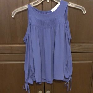 New cold shoulder loft blouse